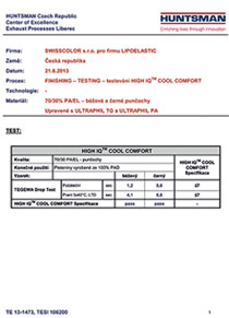 Huntsman test report